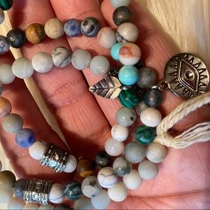 Handmade evil eye bracelets set 🧿